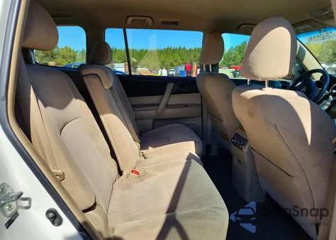 2012 Toyota Highlander Base from USA, damaged, VIN 5TDZK3EH3CS072944